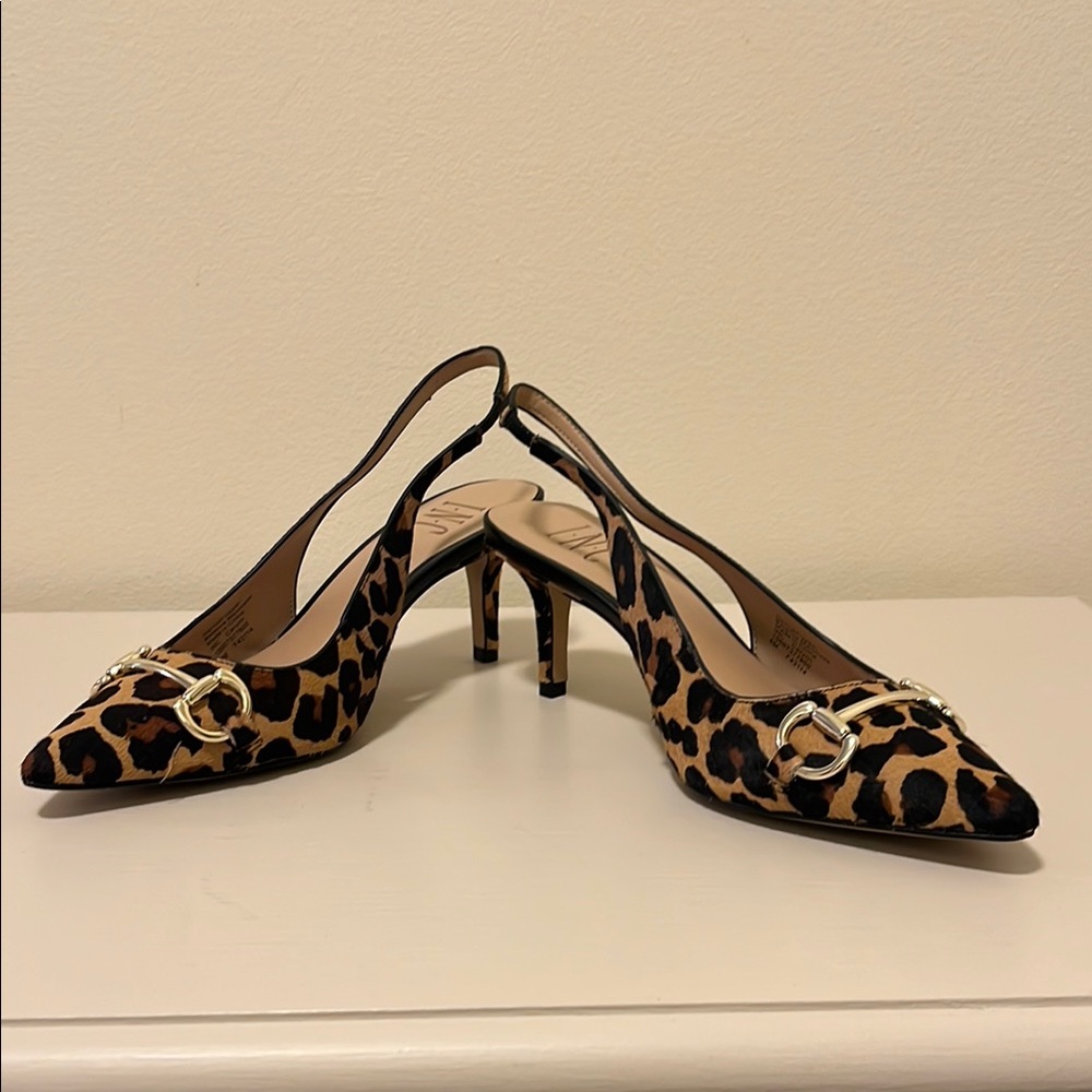 I.N.C Leopard Print Slingback Heels